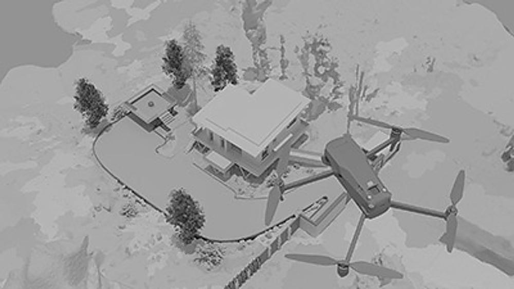 Scanare 3D Teren cu Dronă